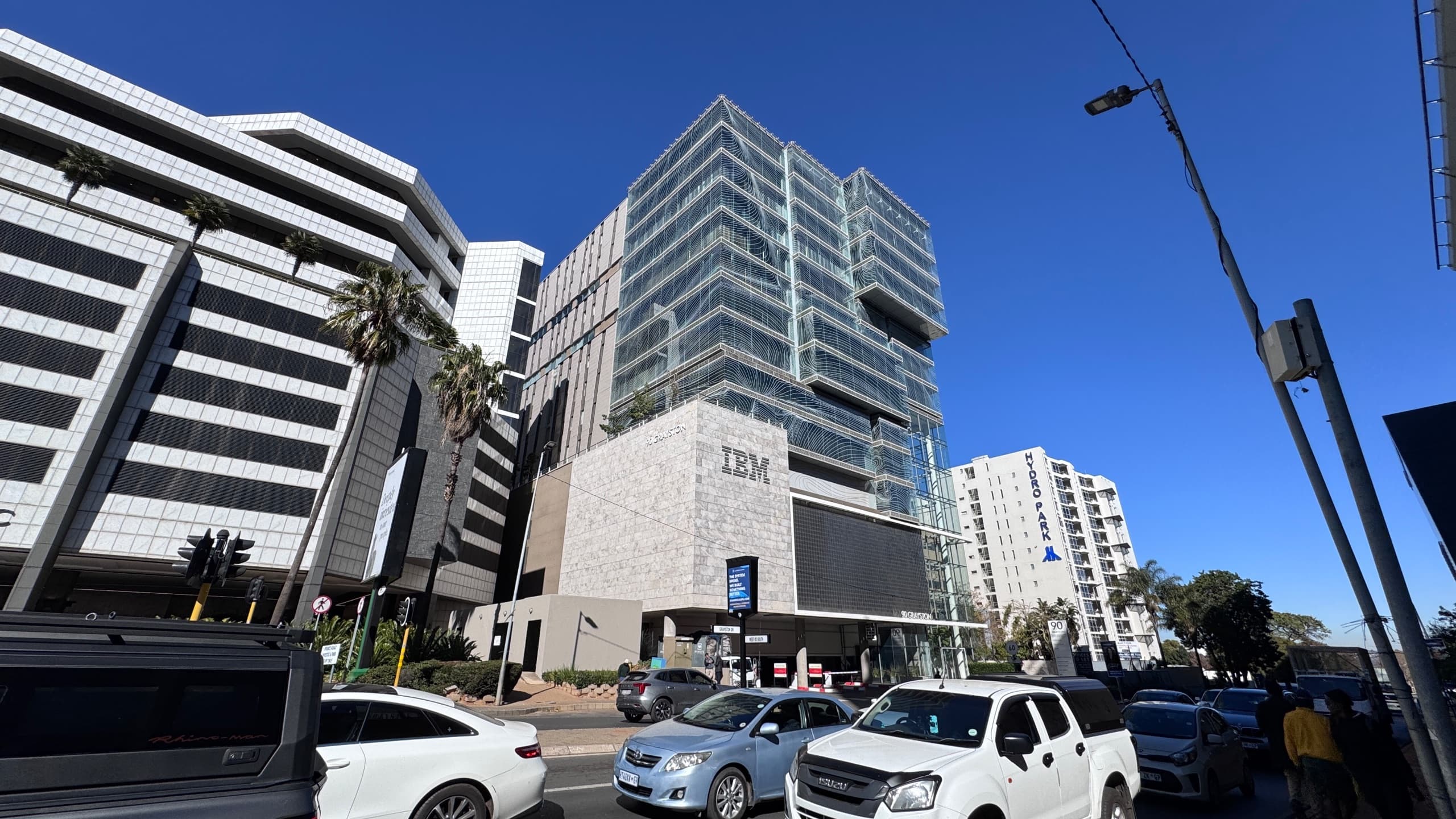 Elevated 536m2 White-Boxed 9th-Floor Suite with Eastern Skyline Views | 90 Grayston Drive, Sandton