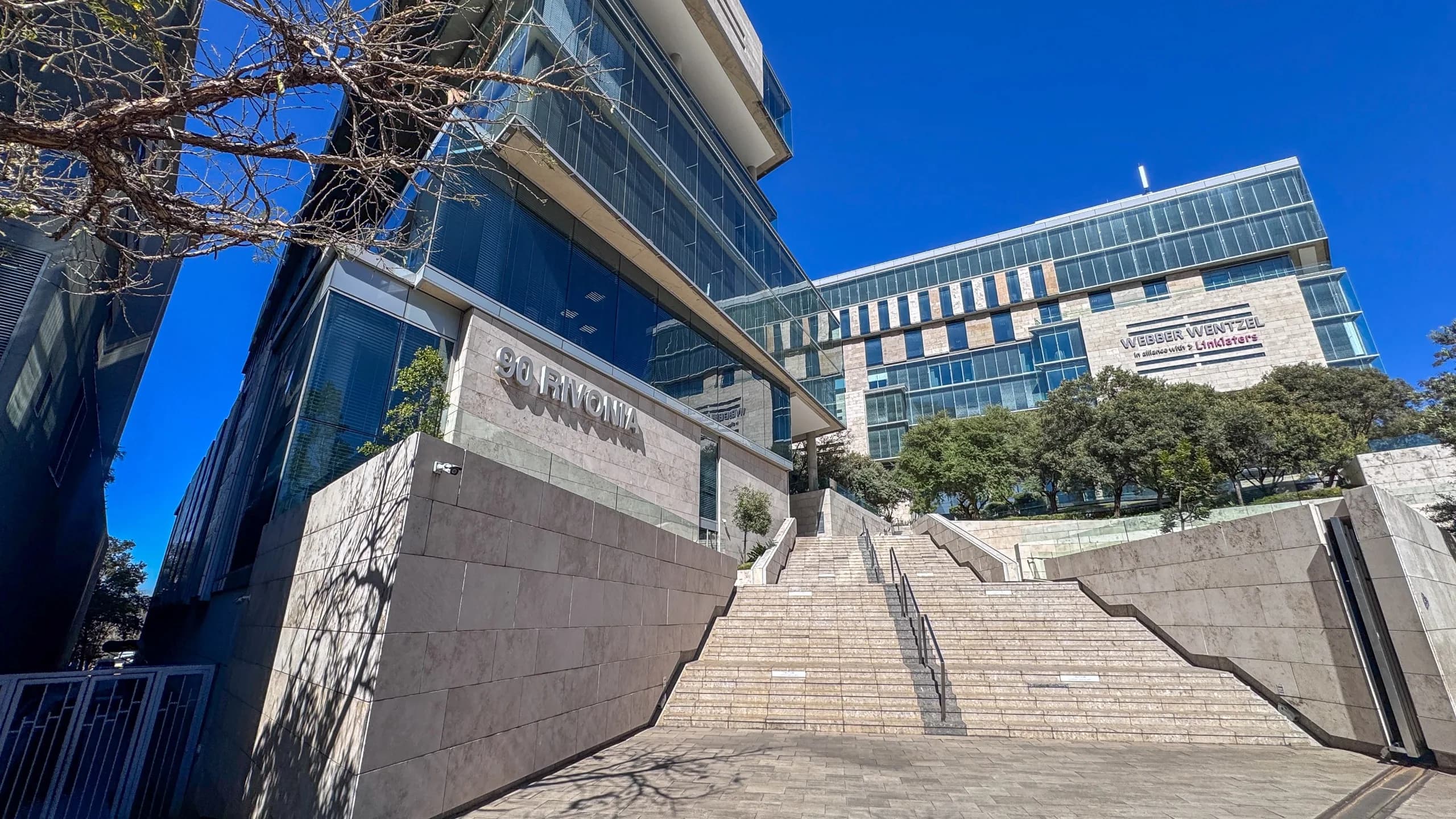 Prestigious 1,154m2 2nd-Floor P-Grade White-Box Office with Sandton City Views | 90 Rivonia Road, Sandton CBD