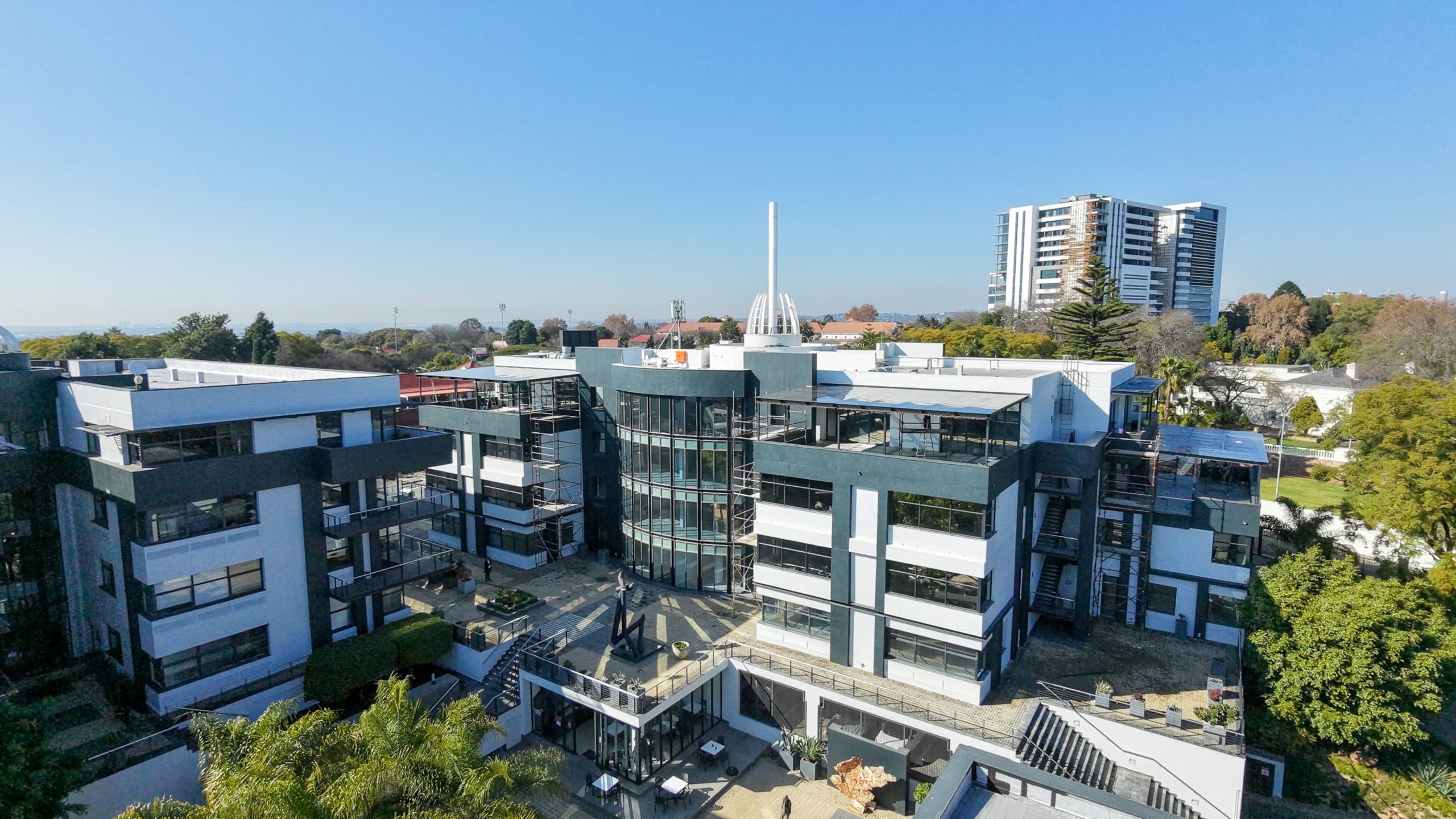 Fitted 155m2 1st-Floor Office with 23m2 Private Balcony & Boardroom | Commerce Square, Illovo