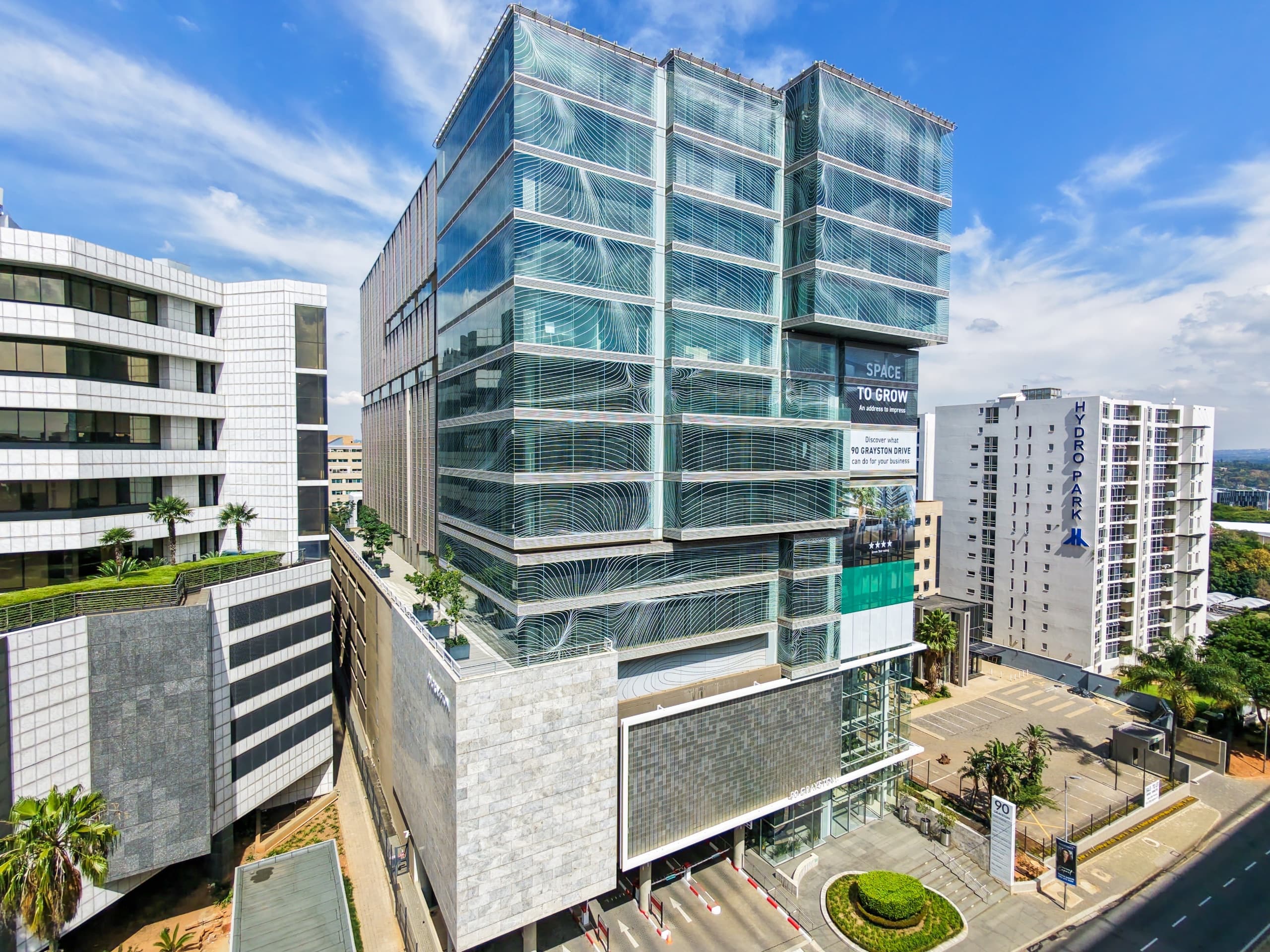 Substantial 1,742m2 Subdivisible Second-Floor Corporate Suite with Dual Skyline Views | 90 Grayston Drive, Sandton