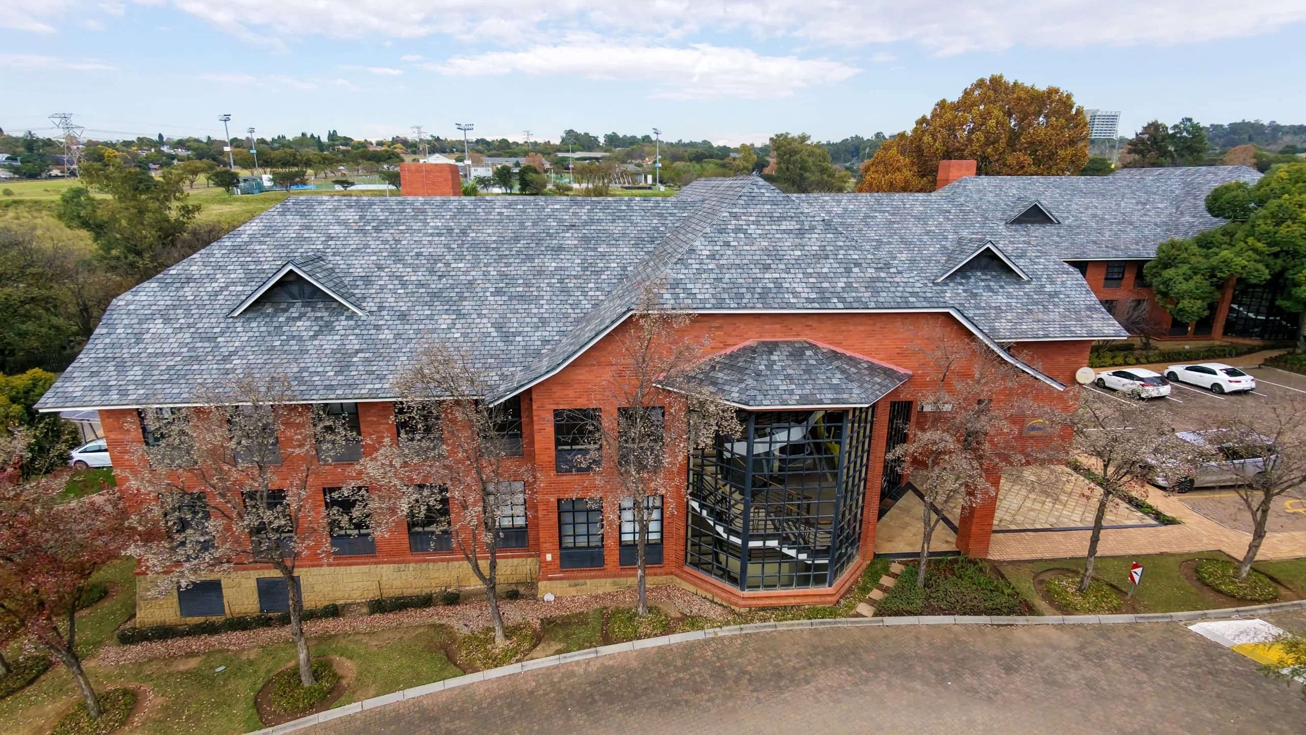 Fitted 498m2 Ground-Floor Office with Dual Kitchens & 46m2 Private Patio | Peter Place Office Park, Bryanston